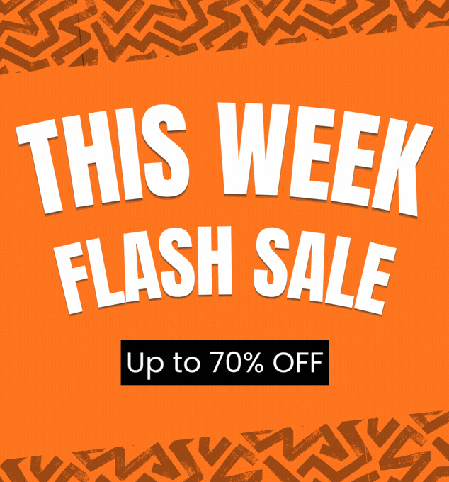 THIS WEEK FLASH SALE Up to 70% OFF